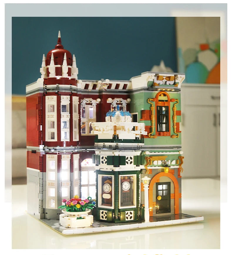 Vintage Antique Shop Modular City Building Blocks Set | General Jim's Toys & Bricks | GJ-ACS