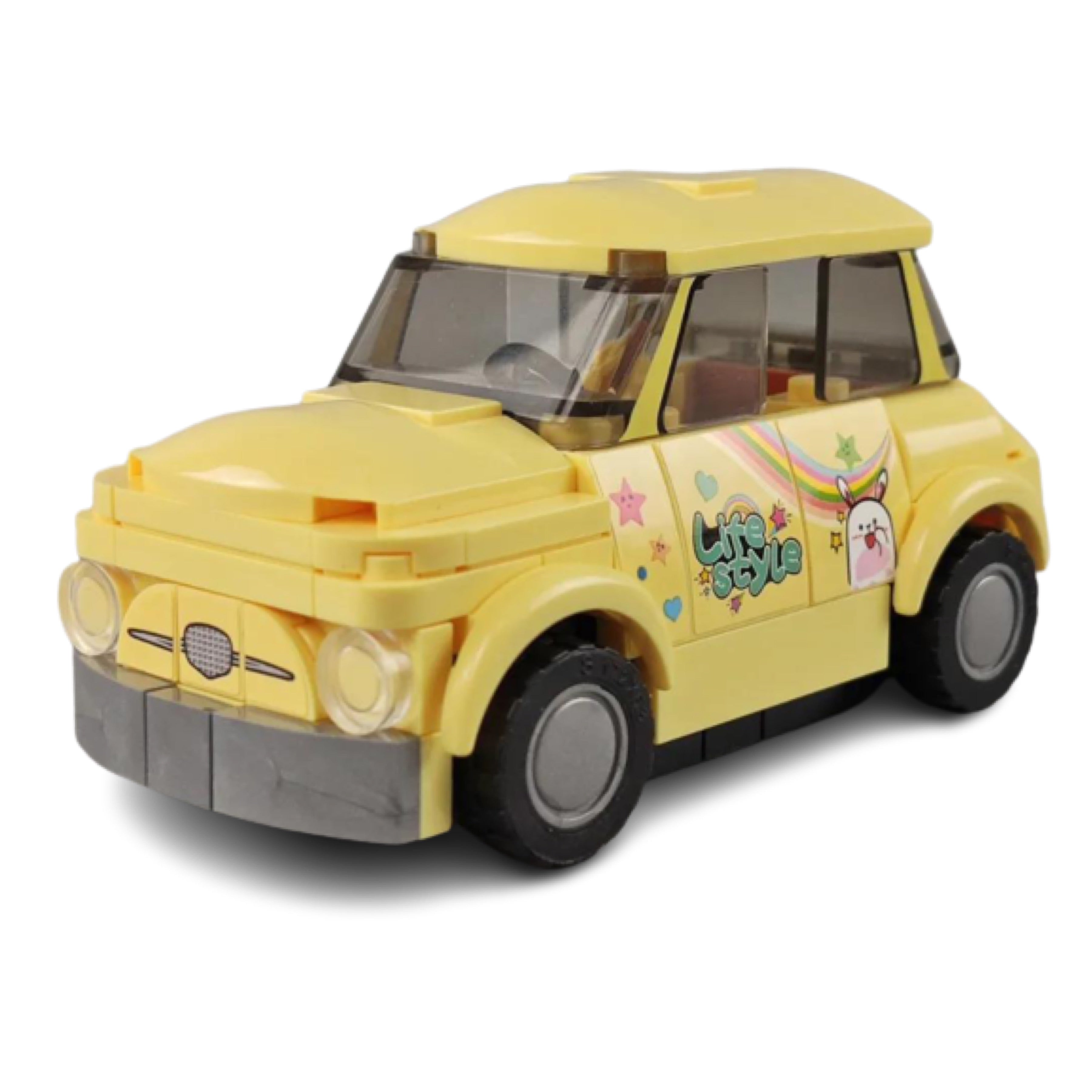 Set of 4 Mini City Cars Building Block Set | General Jim's Toys & Bricks | GJ-4RC