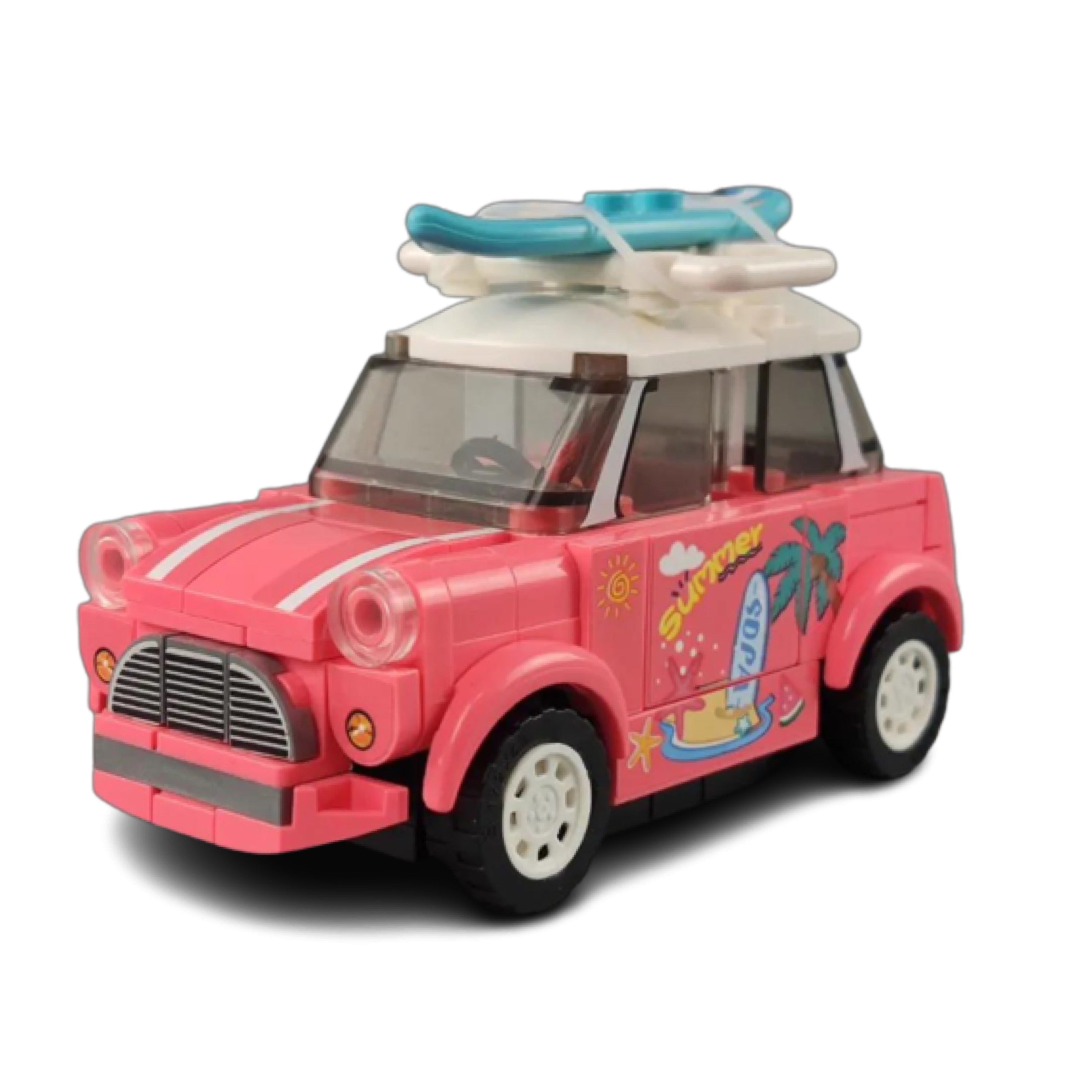 Set of 4 Mini City Cars Building Block Set | General Jim's Toys & Bric