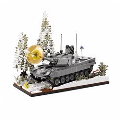 General Jim's Leopard II A7 Tank German Main Battle Tank Building Block Set - 1324 Pieces