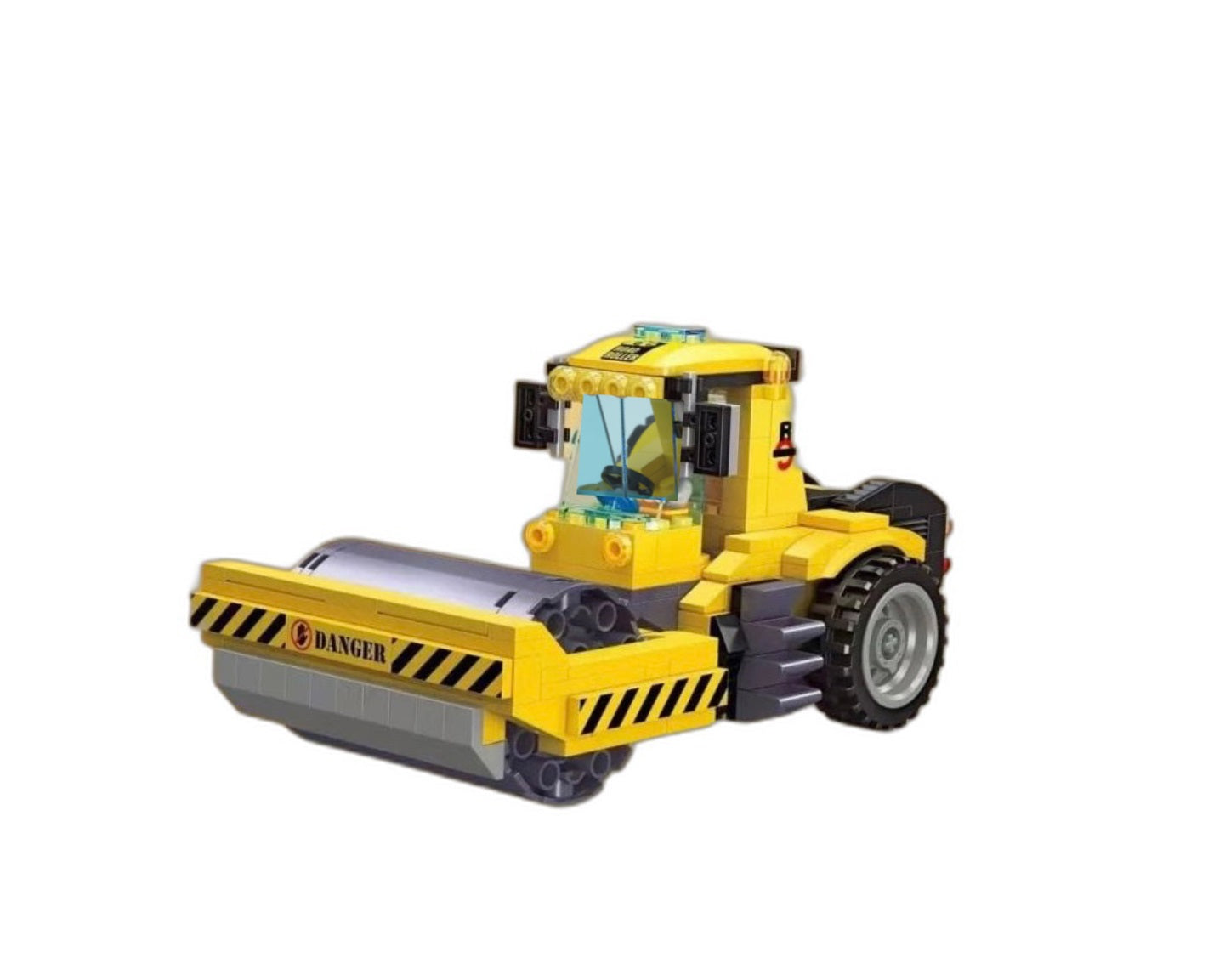 Large Road Roller Building Block Set - 334 Pieces | General Jim's Toys & Bricks | GJ-LRR