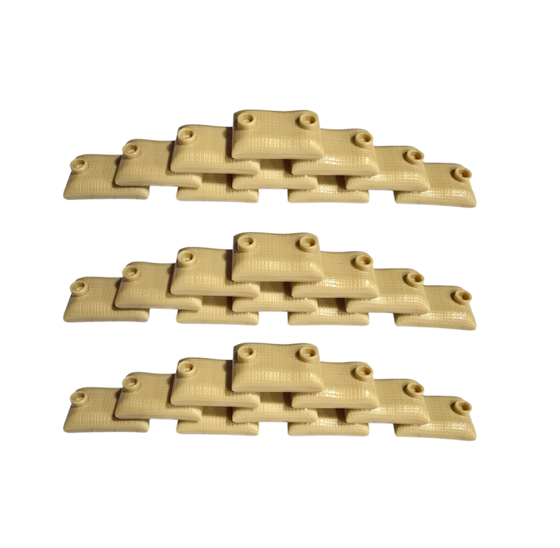 Khaki Sandbags Military Building Blocks Toy Accessories x 30 | General Jim's Toys & Bricks | GJ-KSB30