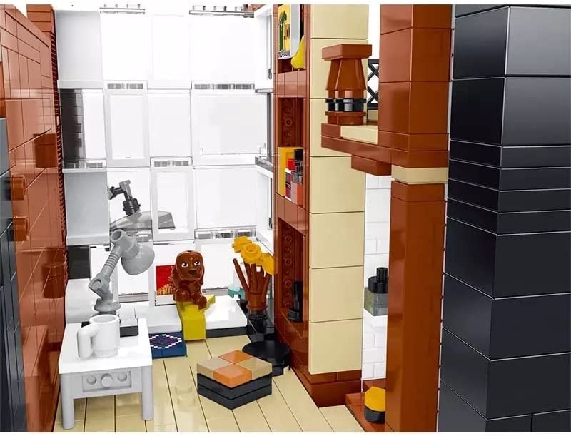 Modern Architecture Model City Street View Modular Building Blocks Bricks Toy Building Set General Jims Toys Close Up Room