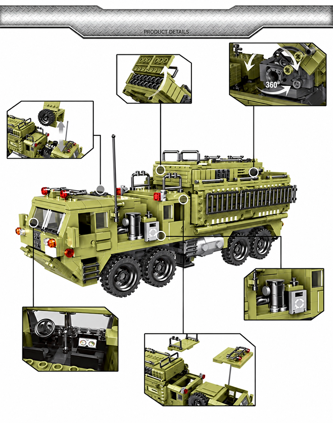 Scorpio Heavy Building Blocks Set | General Jim's Toys & Bricks | GJ-SHT