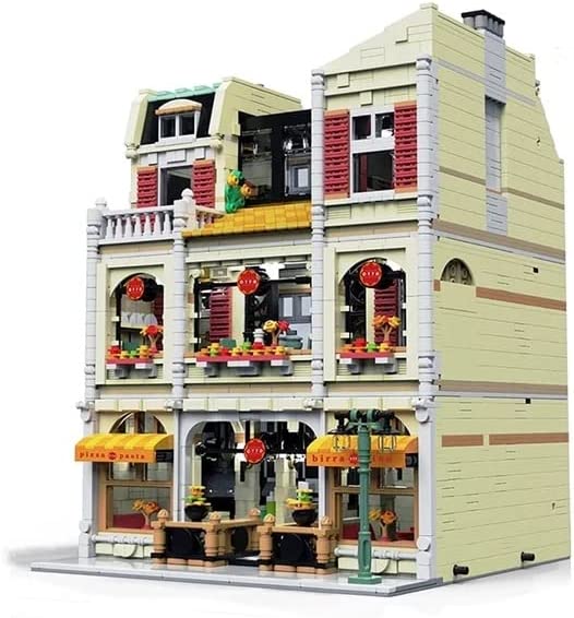 Old Town Pizzeria Modular Building Blocks Toy Set | General Jim's Toys & Bricks | GJ-PZS