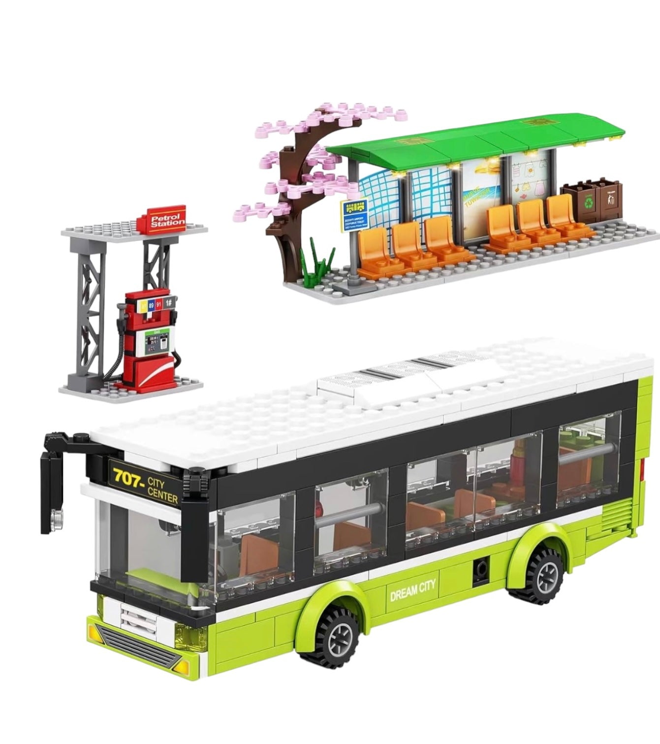 Gcb Bus City Bus Building Set | General Jim's Toys & Bricks | GJ-GCB