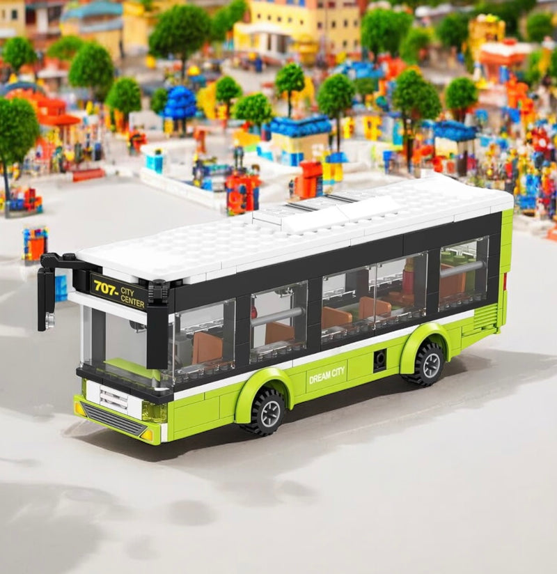 City Bus Urban Transit Building Blocks Set - 415 Pieces