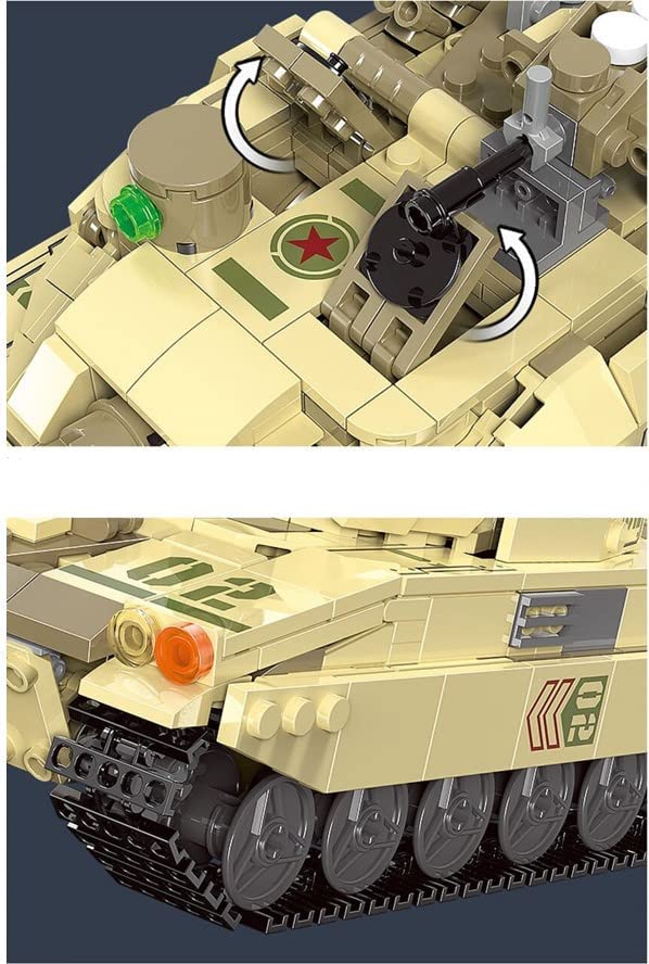 Robot Tank Building Blocks Bricks Set General Jim' s Toys Top View