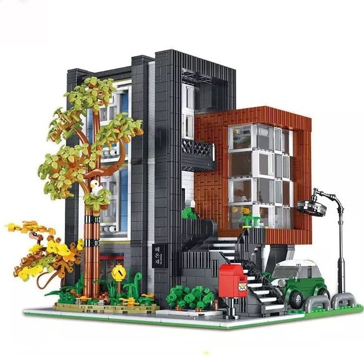 Modern Architecture Modular Villa Building Set | General Jim's Toys & Bricks | GJ-MAH