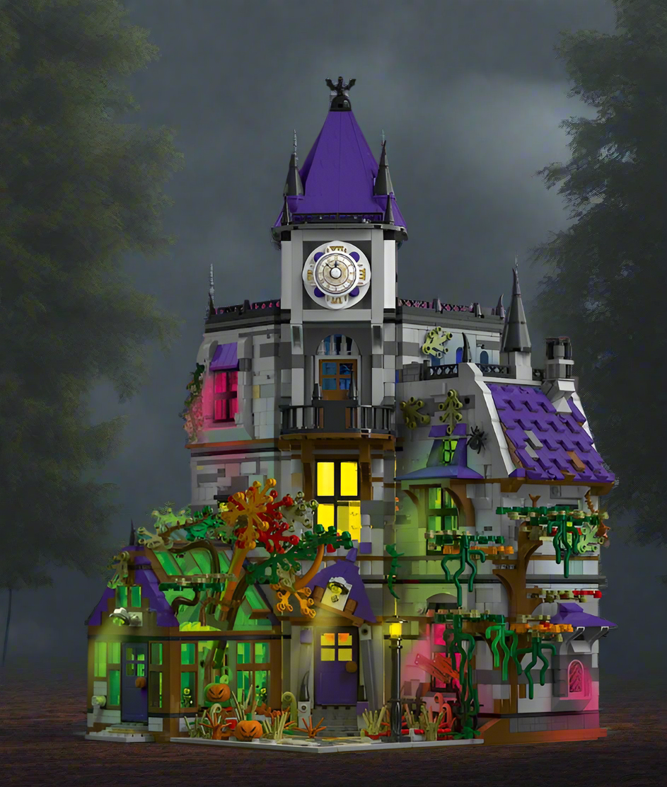 Haunted Manor Modular Building Block Set | General Jim's Toys & Bricks | GJ-HM