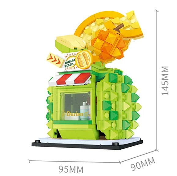 Durian Pizza Stand Building Blocks Set | General Jim's Toys & Bricks | GJ-DP