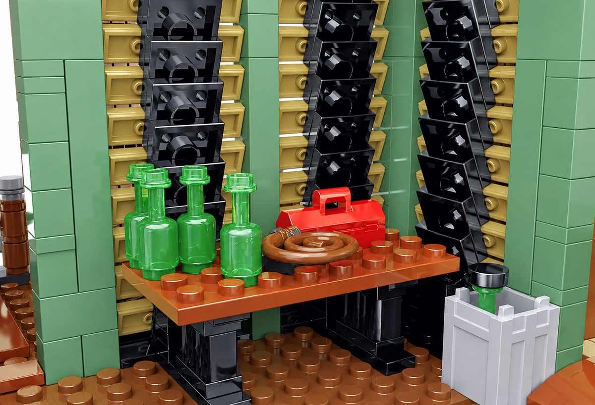 Harbortown Ship Repair Yard Building Block Set | General Jim’s Toys & Bricks | GJ-SRY