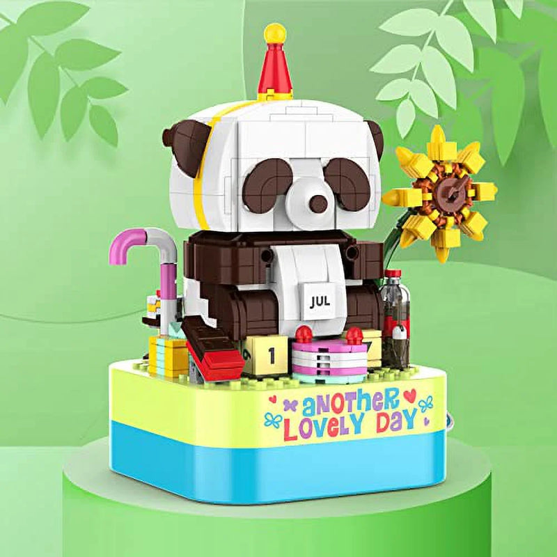 Musical Panda Building Block Set | General Jim's Toys & Bricks | GJ-MBPB