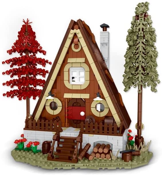 Open Box Modular Cabin In the Woods Building Blocks Toy Brick Building Set | General Jim's Toys