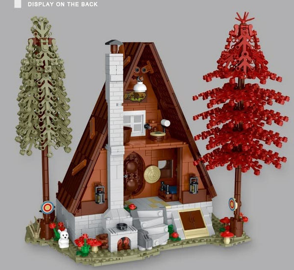 Open Box Modular Cabin In the Woods Building Blocks Toy Brick Building Set | General Jim's Toys