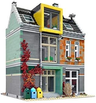 Open Box The Bike Shop Streetview Modular City Building Blocks Set | General Jim's Toys