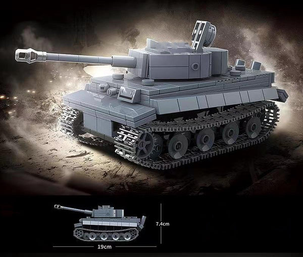 Panzerkampfwagen VI Tiger I AUSF E Sd.Kfz.181 Building Blocks Tank Set