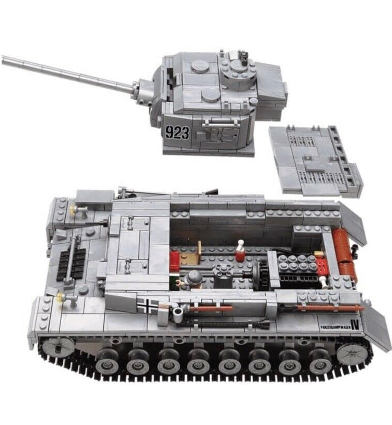 German F2 Tiger 323 Tank Building Block Set | General Jim’s Toys & Bricks | GJ-GT323