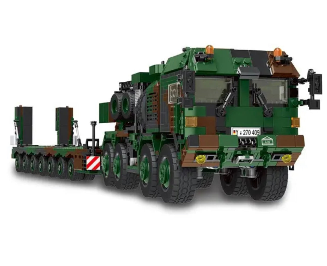 SLT Mammut Heavy Duty Tank Transporter Building Blocks Set | General Jim's Toys & Bricks | GJ-SLT