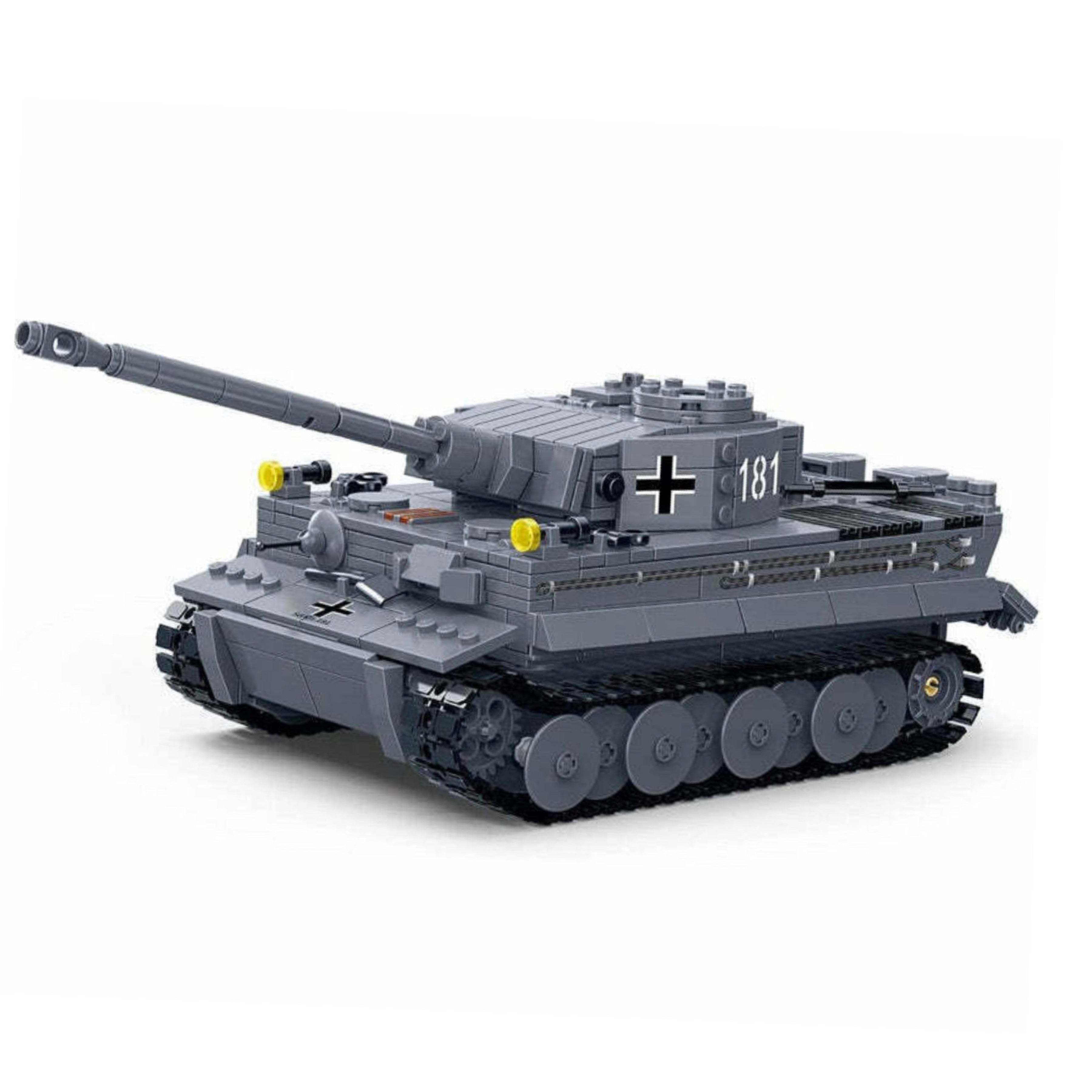 German King Tiger Tank WWII Building Block Set | General Jim's Toys & Bricks | GJ-GGTT