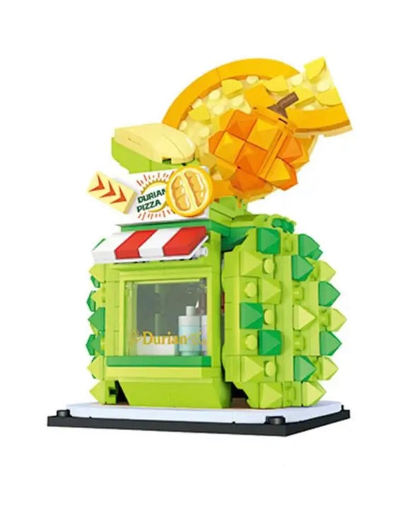 Durian Pizza Stand Modular Building Blocks Toy Bricks Set