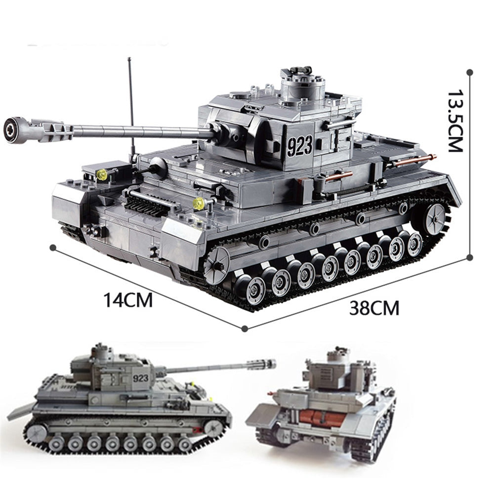 German F2 Tiger 323 Tank Building Block Set | General Jim’s Toys & Bricks | GJ-GT323