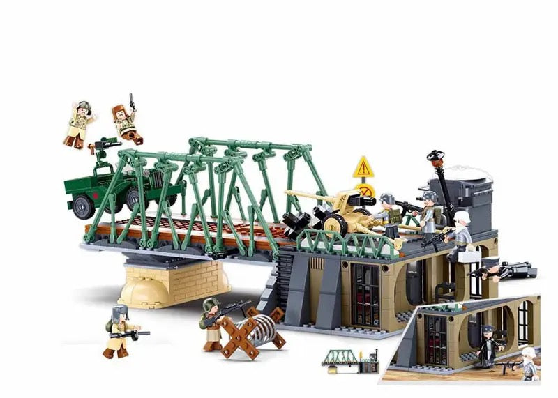 WWII Battle of Budapest Military Building Blocks Bricks Set | General Jim's Toys & Bricks | GJ-BHBS