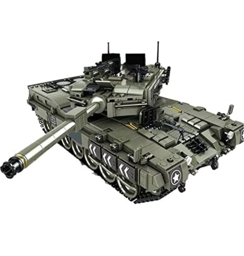 WW2 Tank Leopard 2 Heavy Toy Tank Building Blocks Set