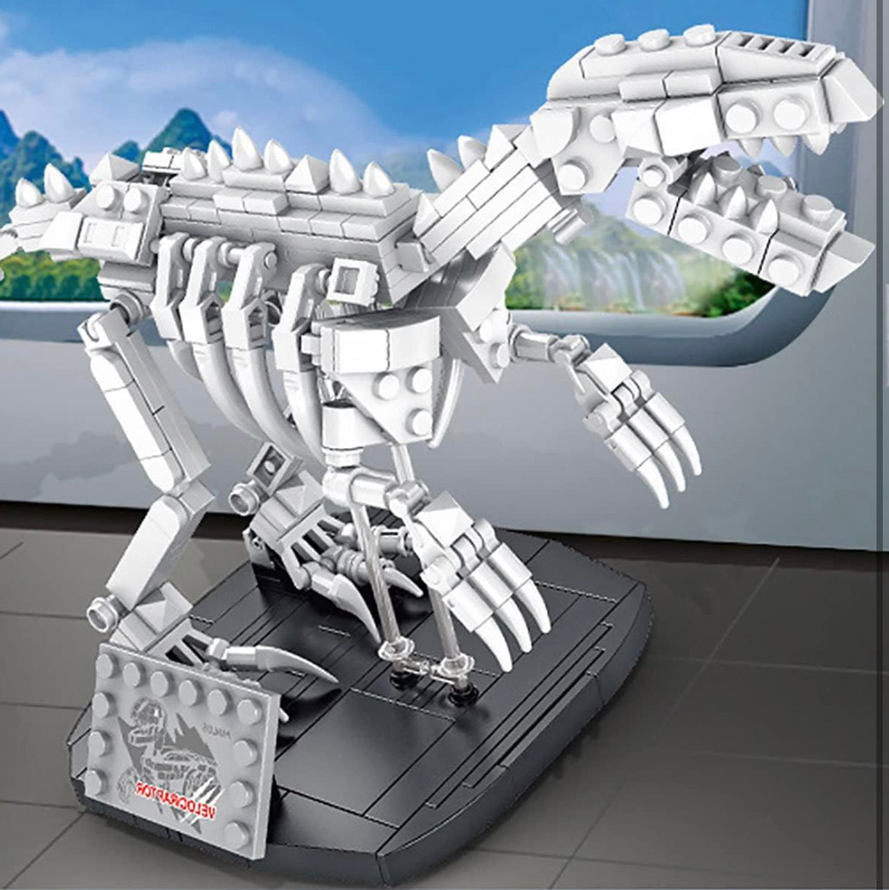 Open Box Tyrannosaurus Dinosaur (T-REX) and Fossil 2-in-1 Building Blocks Toy Dinosaur Bricks Set | General Jim's Toys