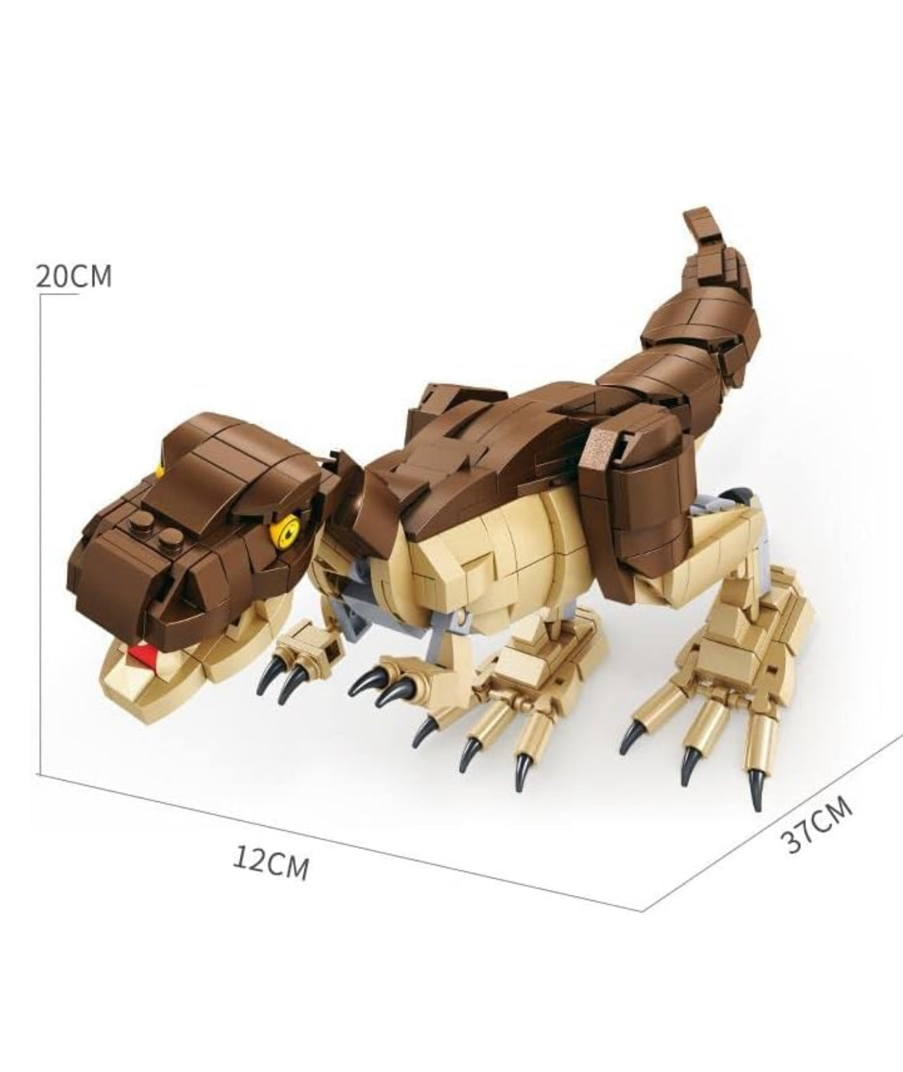 Open Box Tyrannosaurus Dinosaur (T-REX) and Fossil 2-in-1 Building Blocks Toy Dinosaur Bricks Set | General Jim's Toys