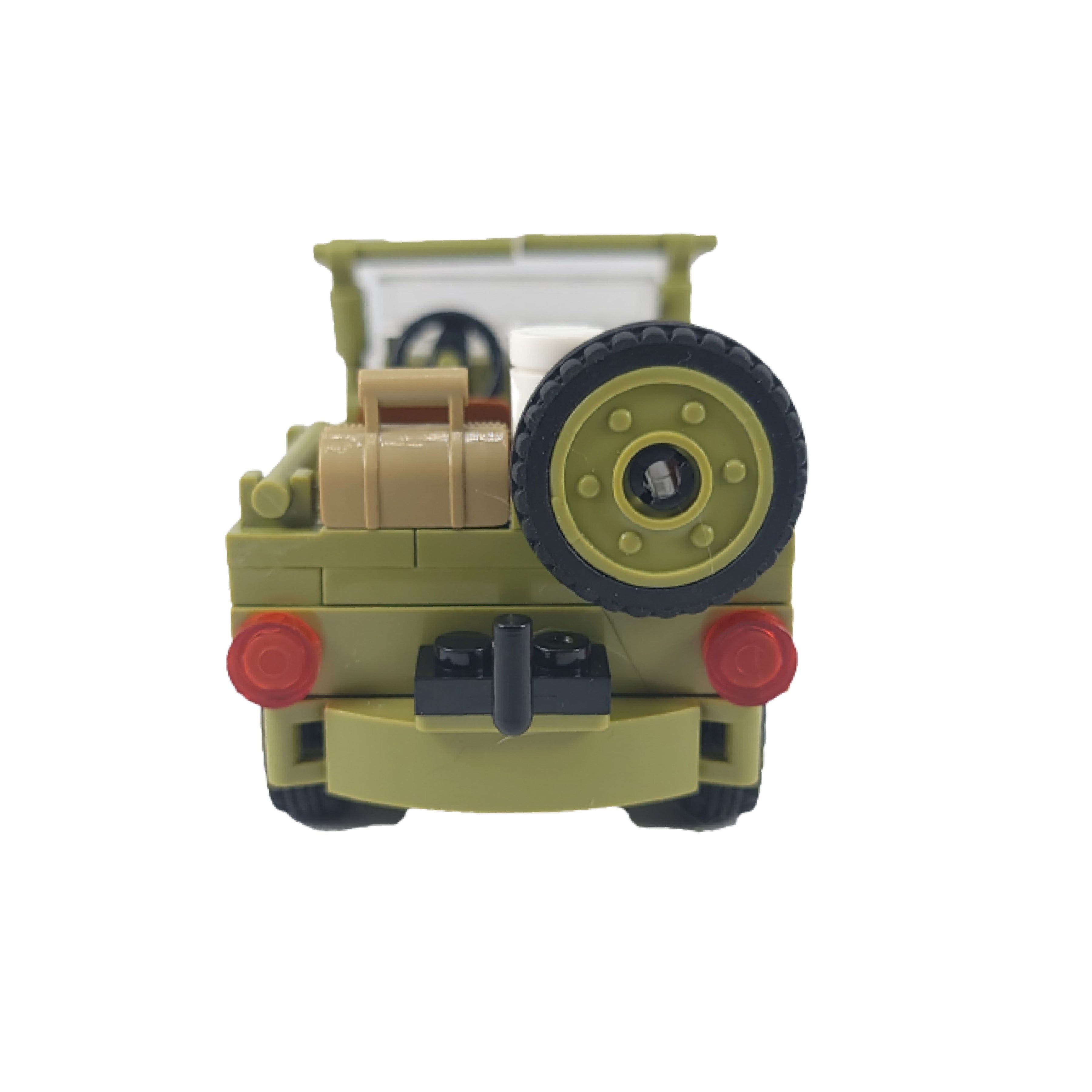 WWII Military Willy’s Jeep & Artillery Building Blocks Set | General Jim’s Toys & Bricks | GJ-WILA