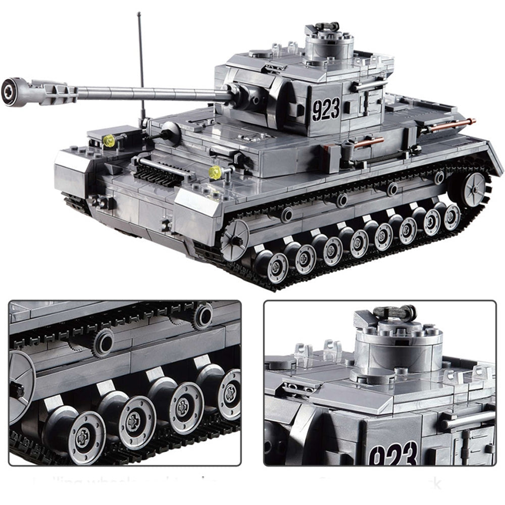 German F2 Tiger 323 Tank Building Block Set | General Jim’s Toys & Bricks | GJ-GT323