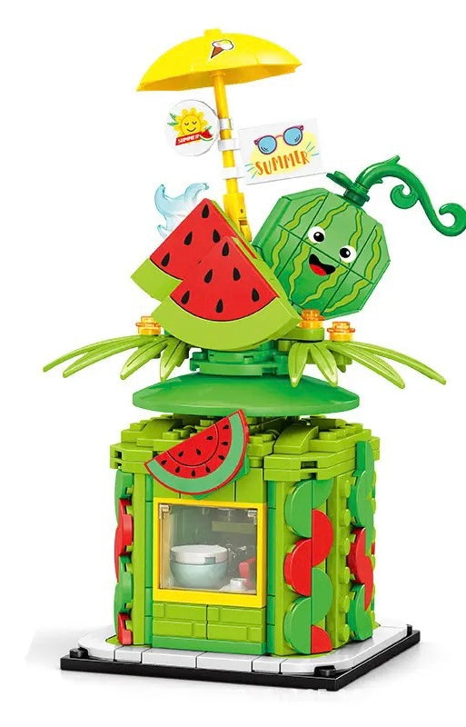 Sweet Slice Watermelon Stand Building Blocks Set  | General Jim's Toys & Bricks | GJ-WS