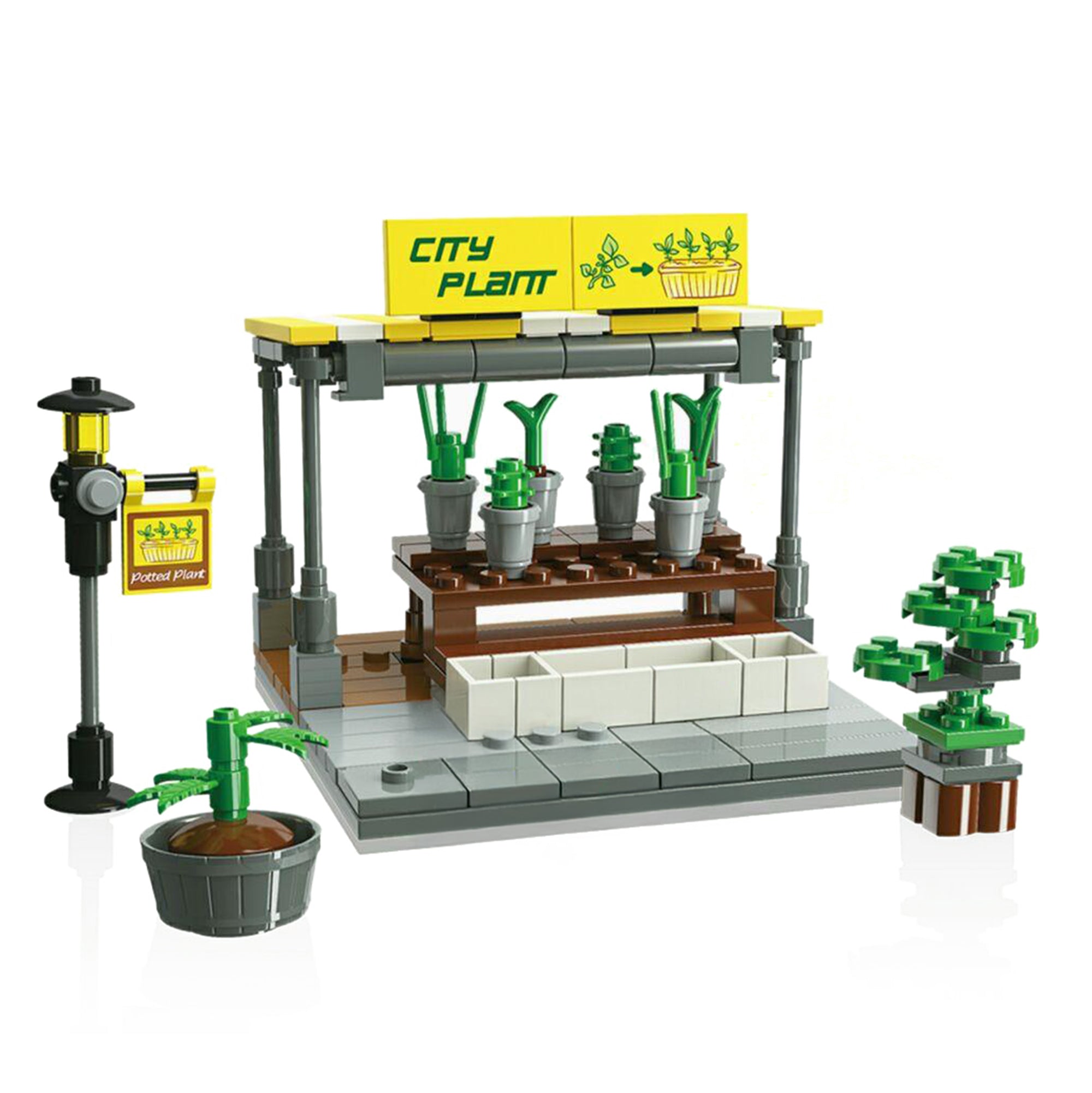 Bonsai Booth Building Brick Set  | General Jim's Toys | GJ-BTB