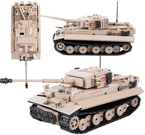 OPEN BOX German Tiger Tank 131 Model Toy Building Blocks Toy Bricks Set | General Jim's Toys
