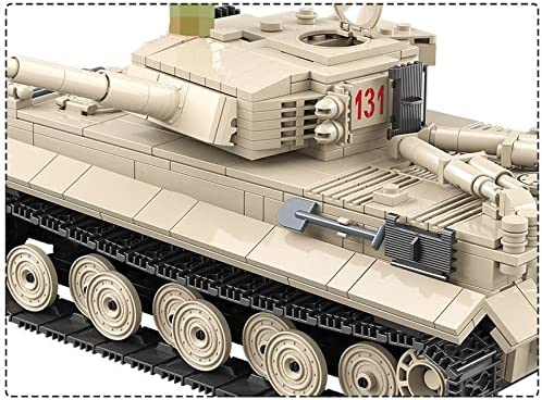 OPEN BOX German Tiger Tank 131 Model Toy Building Blocks Toy Bricks Set | General Jim's Toys