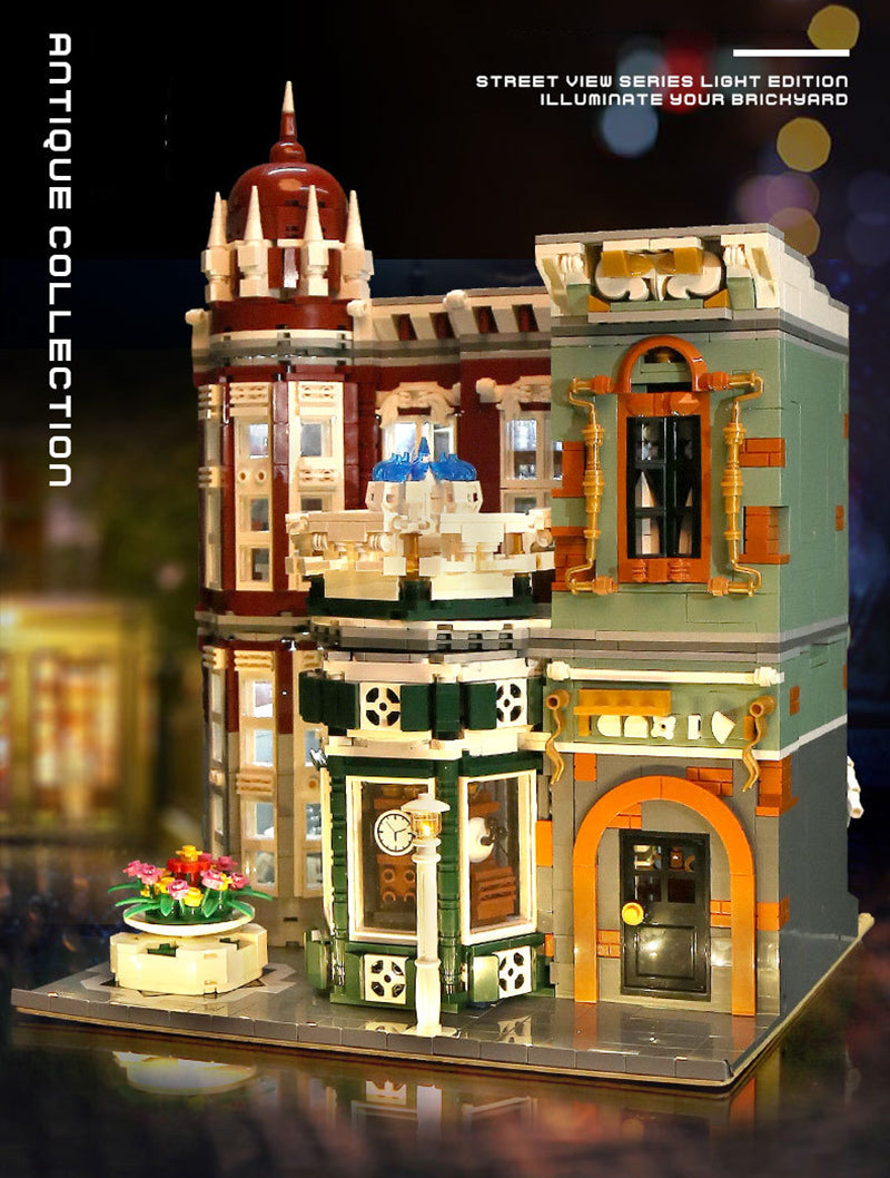 Vintage Antique Shop Modular City Building Blocks Set | General Jim's Toys & Bricks | GJ-ACS