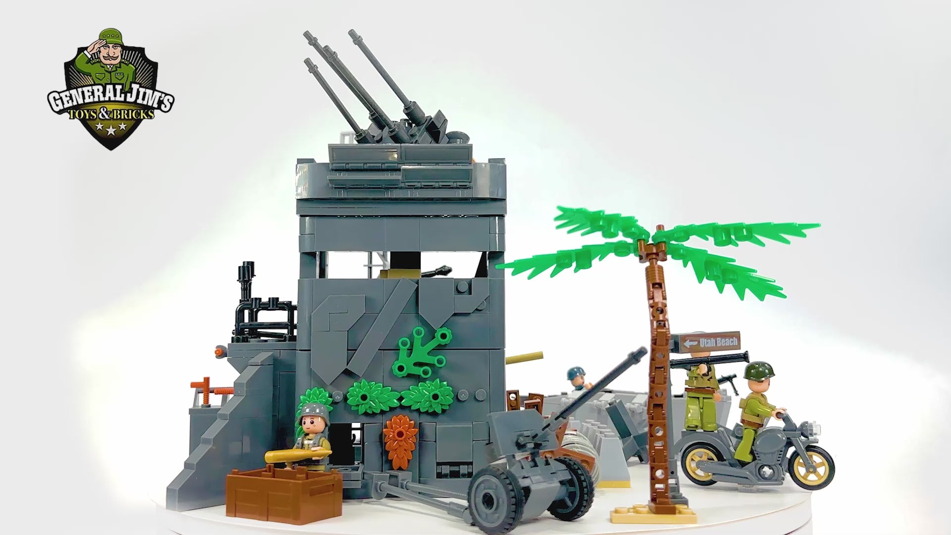 World War II German Atlantic Wall Building Blocks Set – Assembly and Display