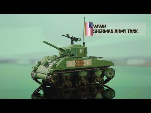 Sheman tank set video