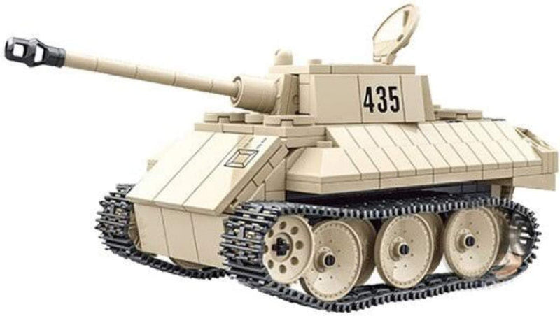 OPEN BOX German WW2 VK1602 Leopard Tank Building Blocks Toy Bricks Set | General Jim's Toys