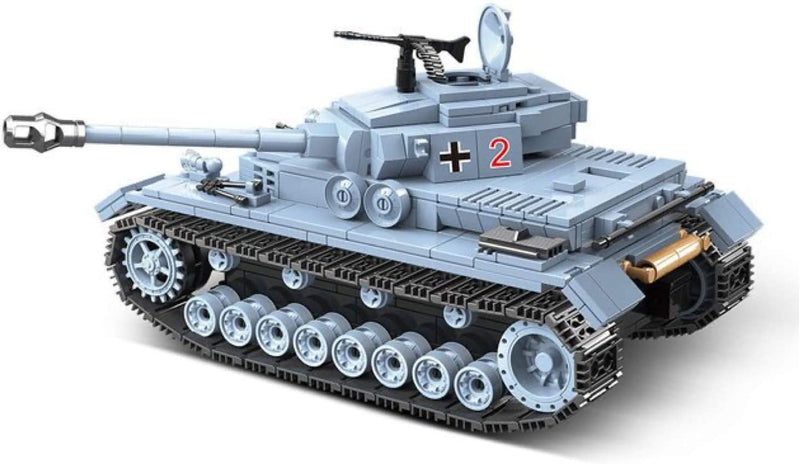 OPEN BOX Panzerkampfwagen IV German Military Building Blocks Toy Panzer IV Tank Set | General Jim's Toys