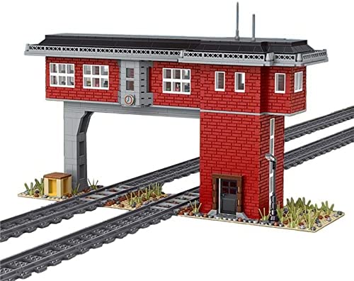 OPEN BOX Railroad Signal Station Building Blocks Toy Bricks Set | General Jim's Toys