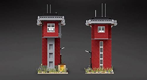 Open Box | Railroad Signal Station Building Blocks Set | 1,809 Pieces | GJ-RSS