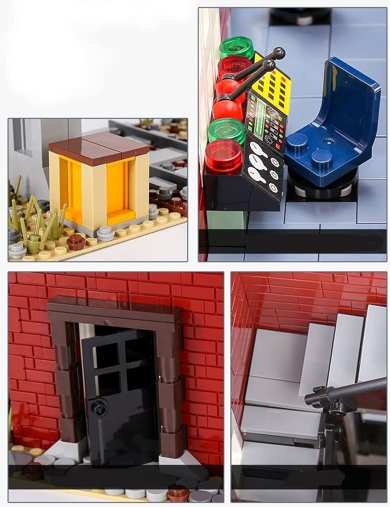 Open Box | Railroad Signal Station Building Blocks Set | 1,809 Pieces | GJ-RSS