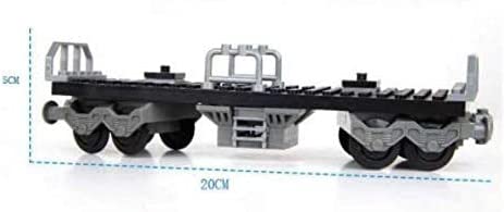 Open Box | Railway Flatbed Train Car with Cars Building Block Set