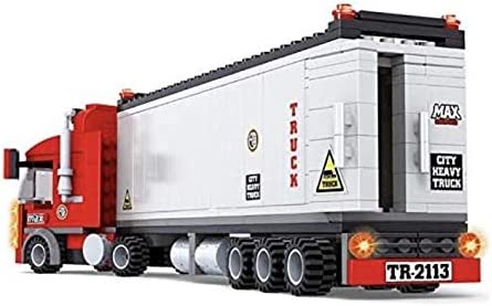 Open Box | Big Rig Tractor Trailer Truck Building Blocks Set