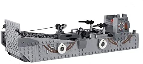 Open Box World War 2 Landing Craft plus Jeep Vehicle & Figures