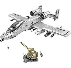 A-10 Fighter Thunderbolt Aircraft Plane Building Blocks Toy Set General Jim's Toys Main