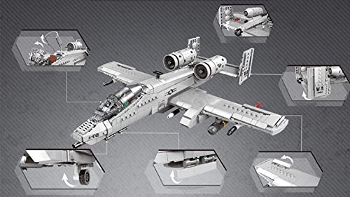A-10 Fighter Thunderbolt Aircraft Plane Building Blocks Toy Set General Jim's Toys Parts