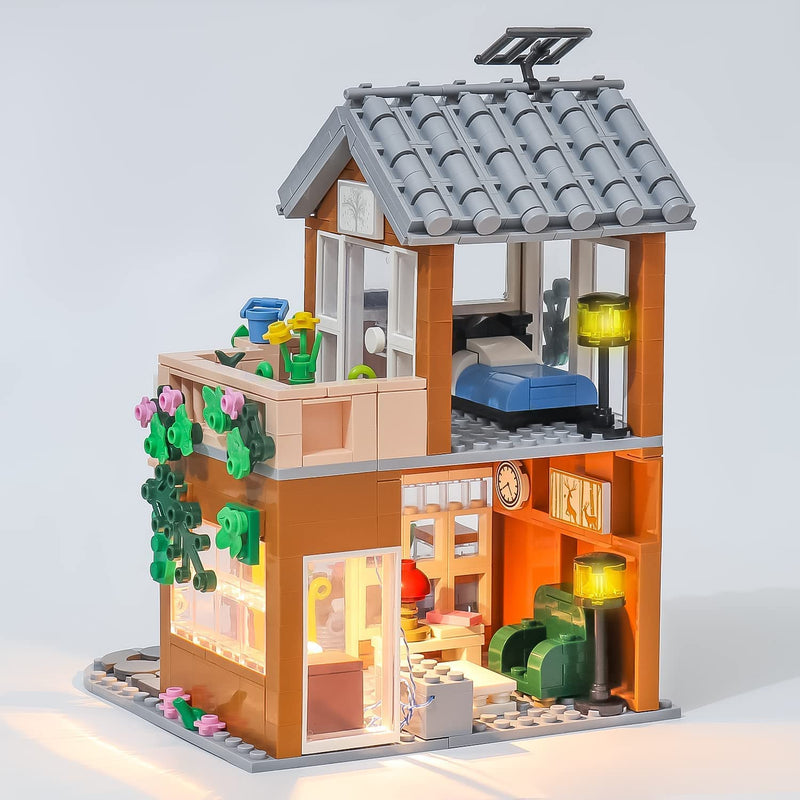 Family Holiday Modular Toy Building Blocks Bricks Set General Jim's Toys Side View